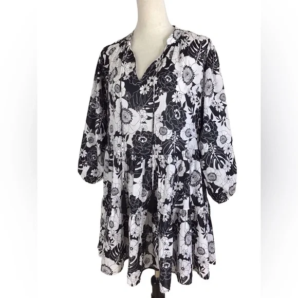 Seafolly Australia Summer Of Love Long Sleeve Cover-Up Dress Size S/M - Picture 9 of 13